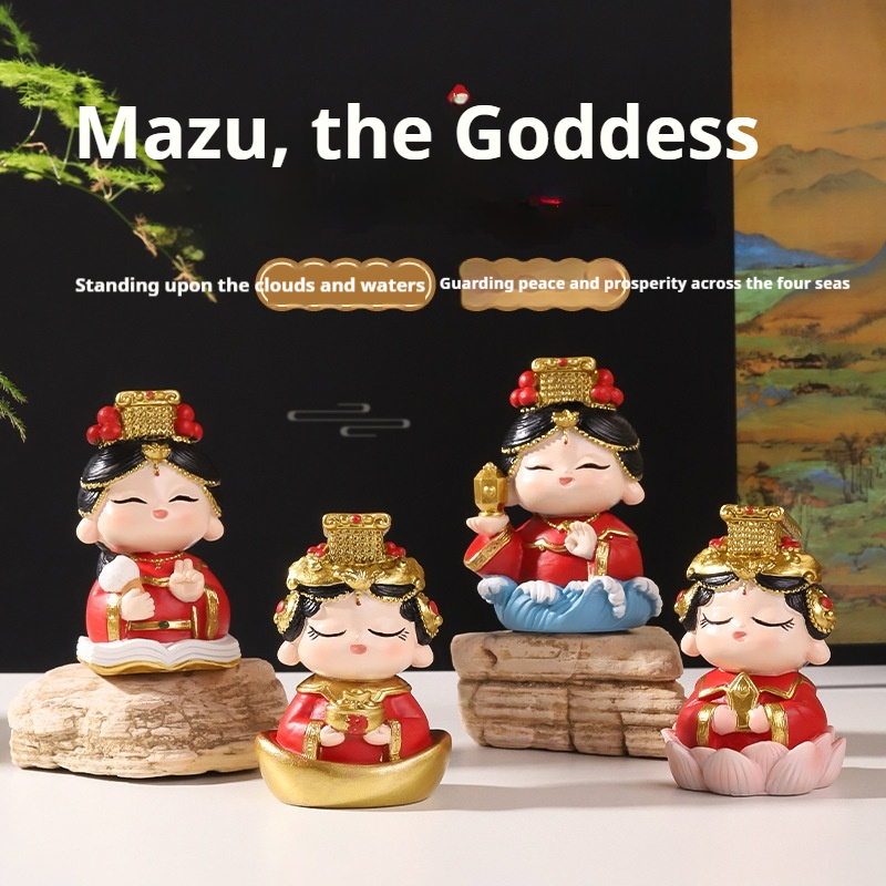 Chinese stijl Mazu harsbeeldje - Crafting Resin recensie en prijs